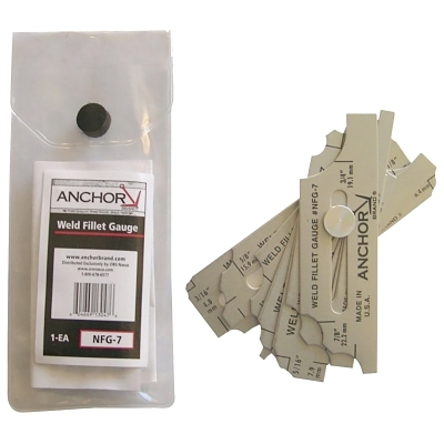 ANCHOR NFG-7 WELD FILLETGAUGE SET